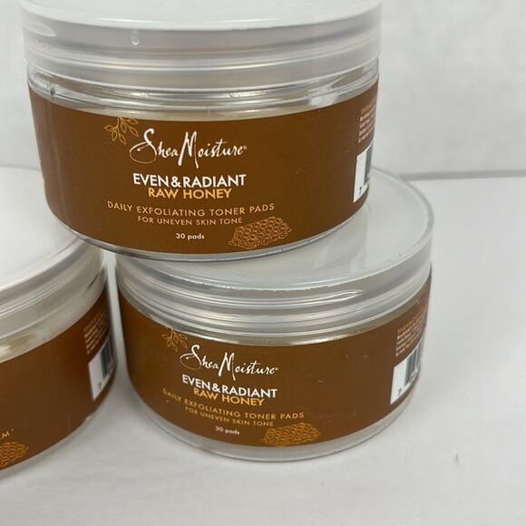 Shea Moisture Even & Radiant Honey Bundle ~ Melting Cleansing Balm + Toner Pads - Picture 2 of 5